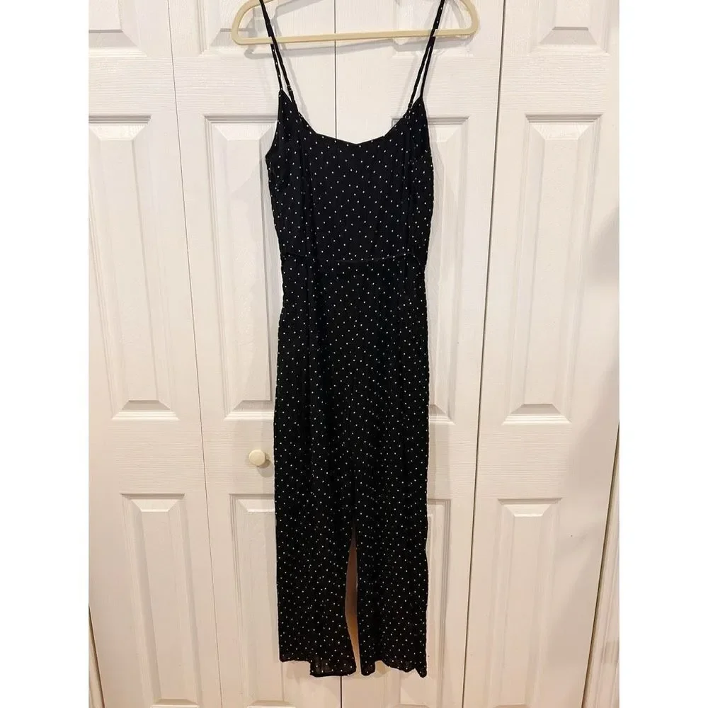 Lulus Charming Ways Black and White Polka Dot Culotte Jumpsuit - Picture 6 of 11